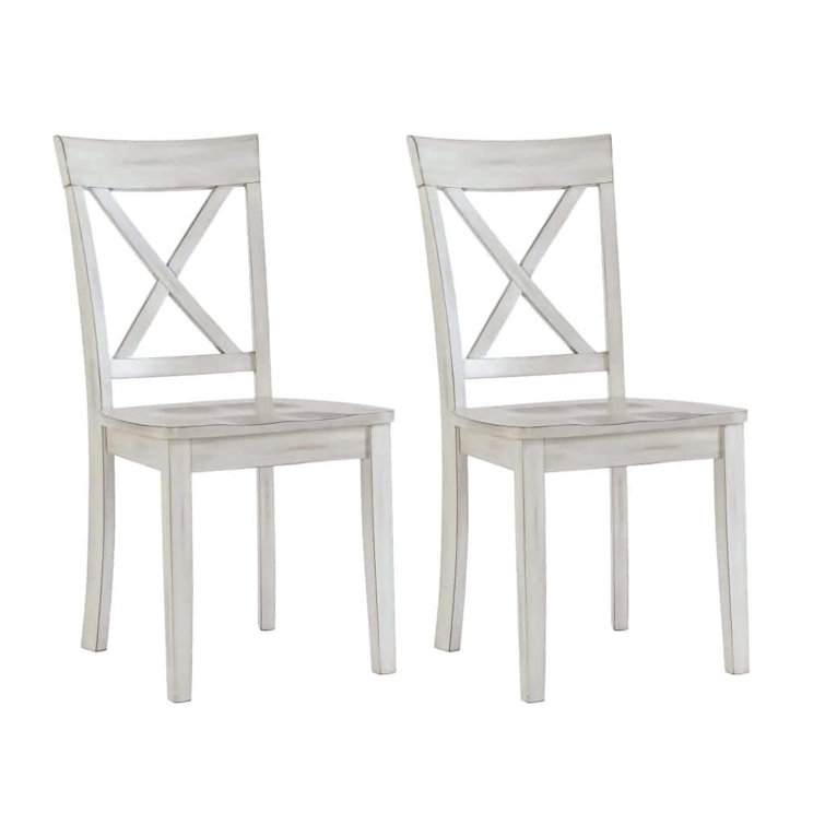 White x back online dining chairs